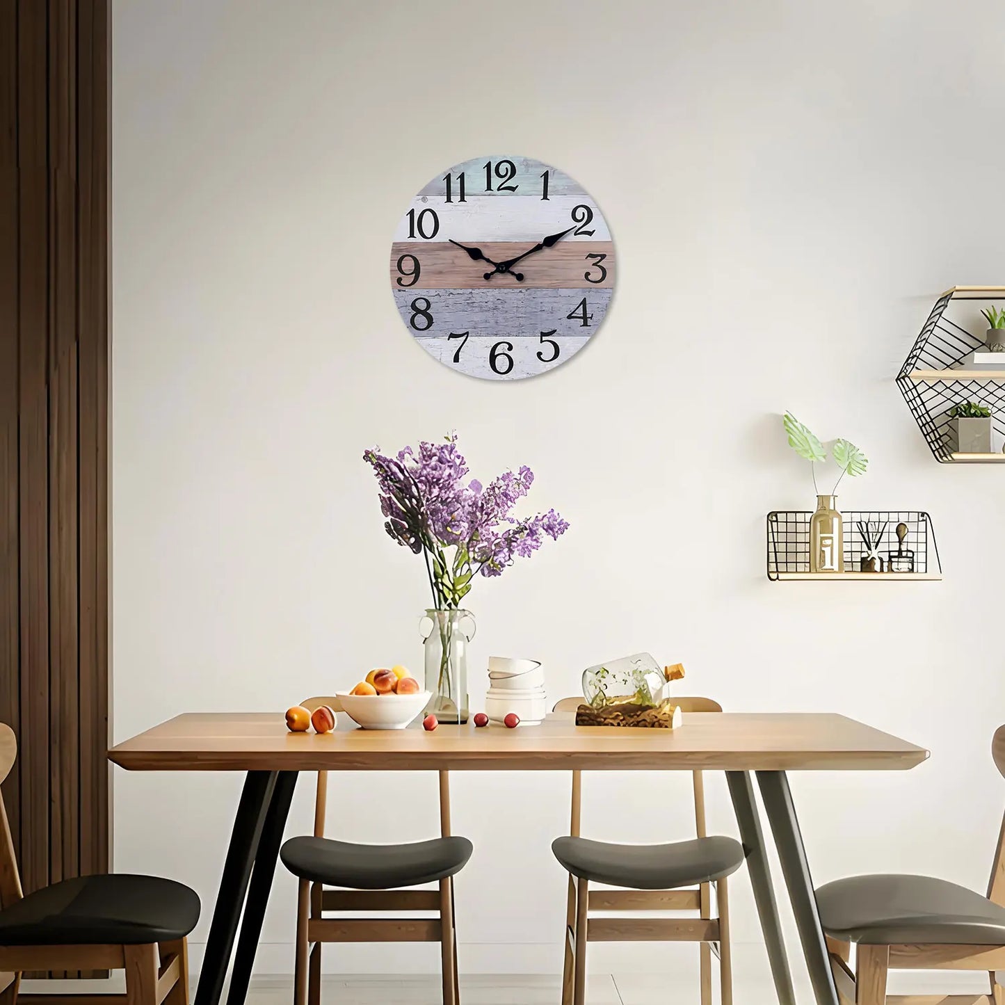 Horloge Murale Bois Style Marinier
