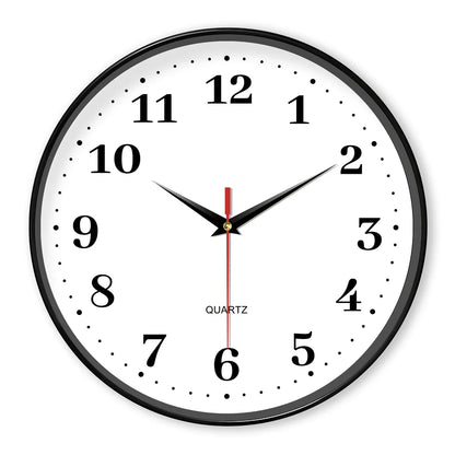 Horloge Murale Décorative Salon – Design Blanc Épuré