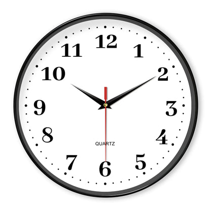 Horloge Murale Décorative Salon – Design Blanc Épuré