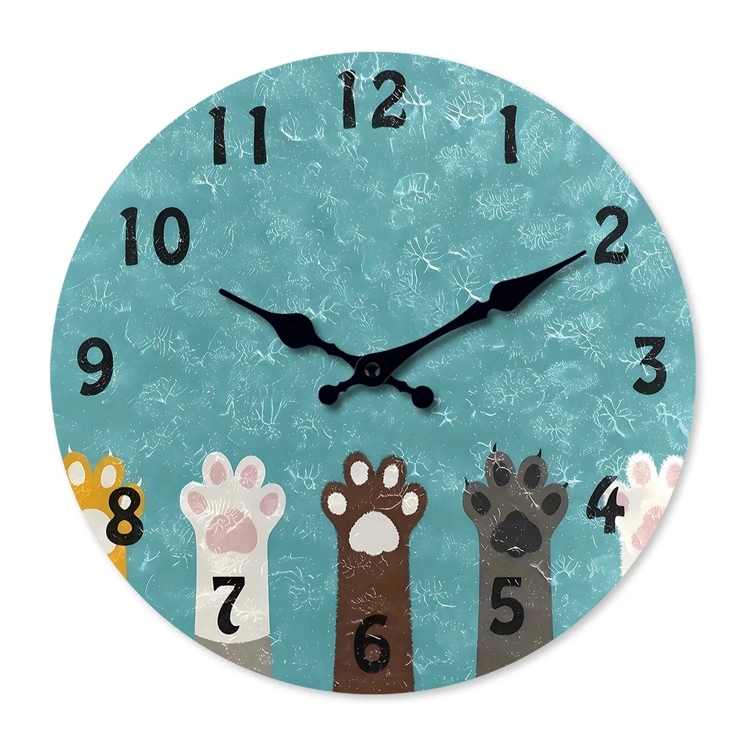 Horloge Chat Pattes de chat