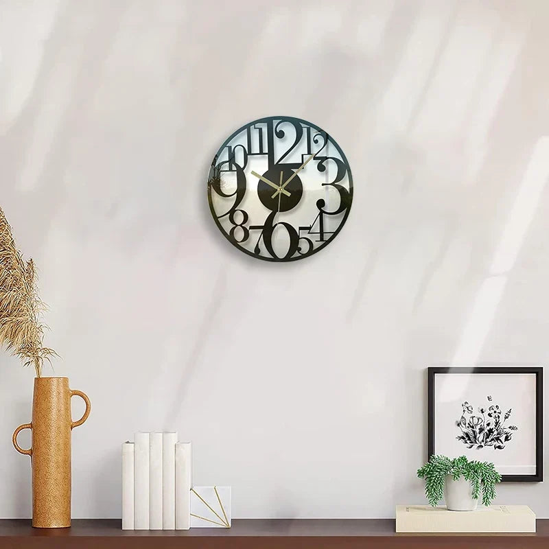 Horloge Murale Grand Chiffres