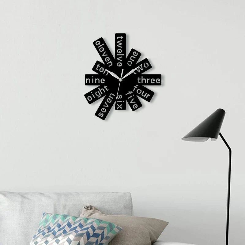 Horloge Murale Originale Rectangles