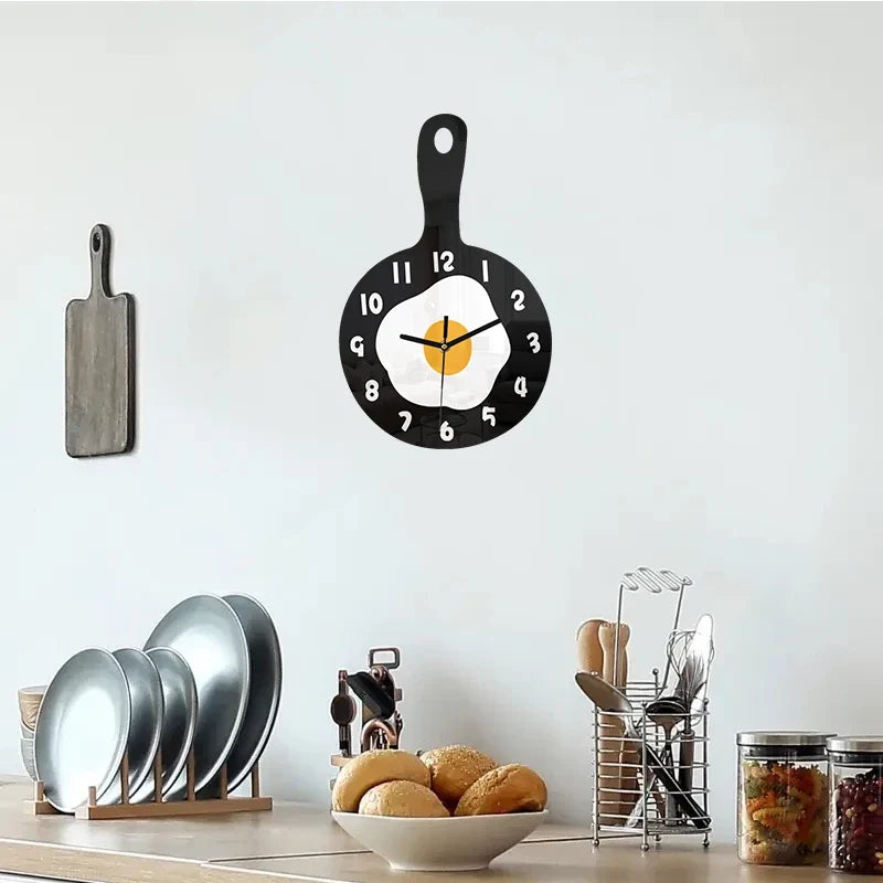 Horloge Murale Design Oeuf Sur le Plat
