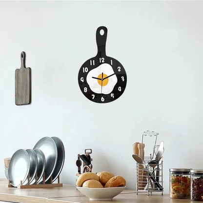 Horloge Murale Design Oeuf Sur le Plat