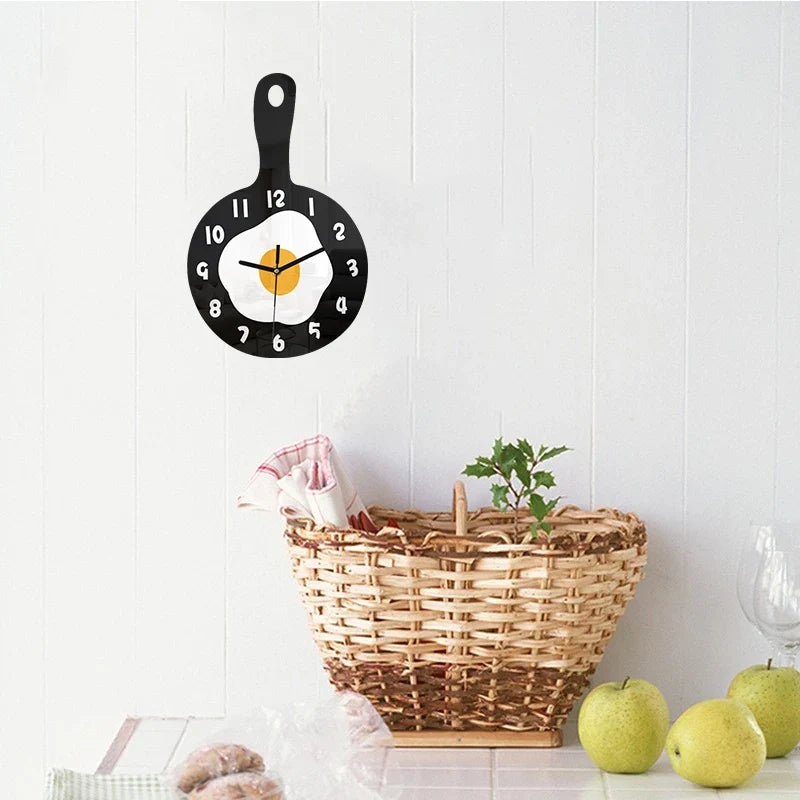 Horloge Murale Design Oeuf Sur le Plat