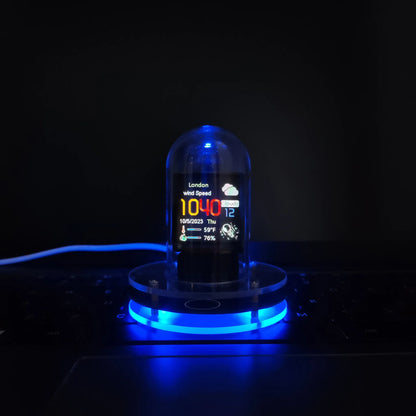 Horloge Nixie Style Gaming LED Numérique Pour Bureau