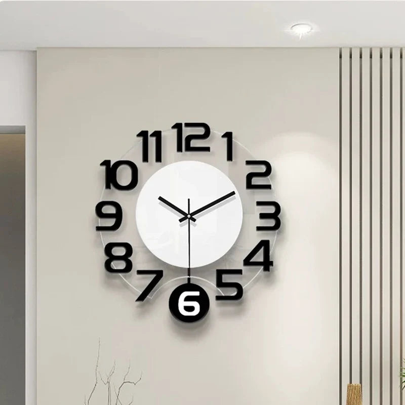 Horloge Murale Silencieuse Moderne
