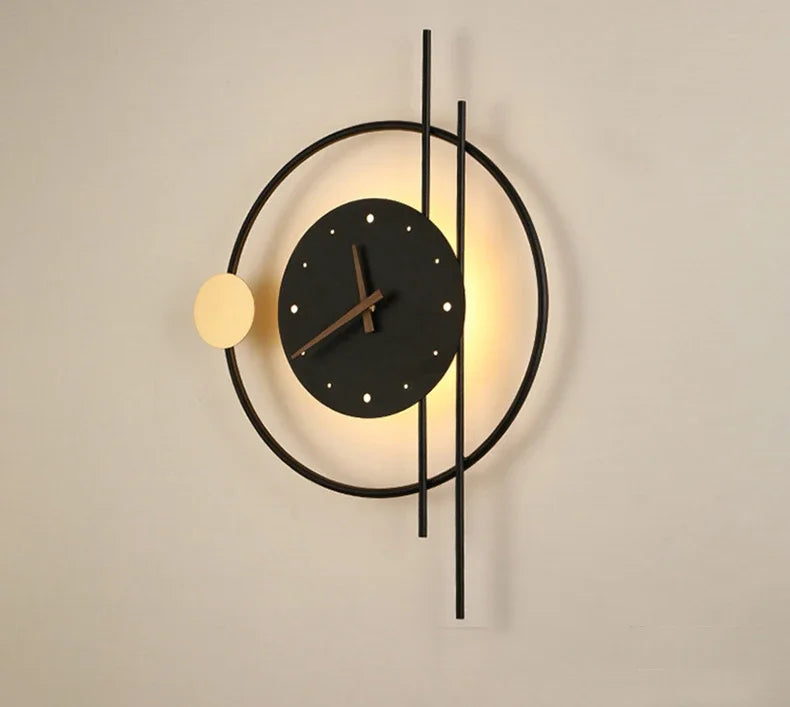 Horloge Murale Design Géométrique Style Nordique