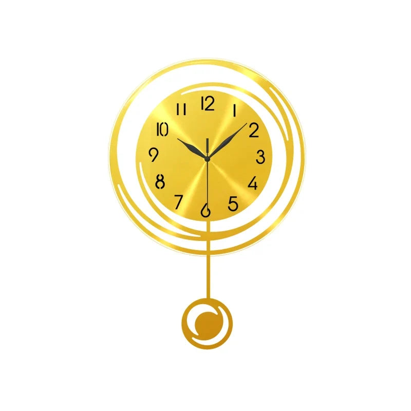Horloge Murale Silencieuse Design Rond
