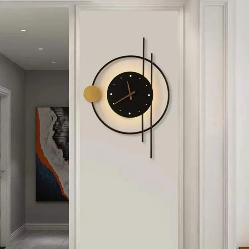 Horloge Murale Design Géométrique Style Nordique