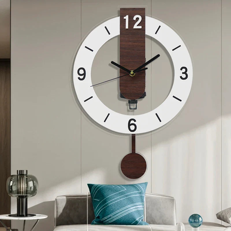 Horloge Pendule Ancienne à Balancier Style Européen Rétro