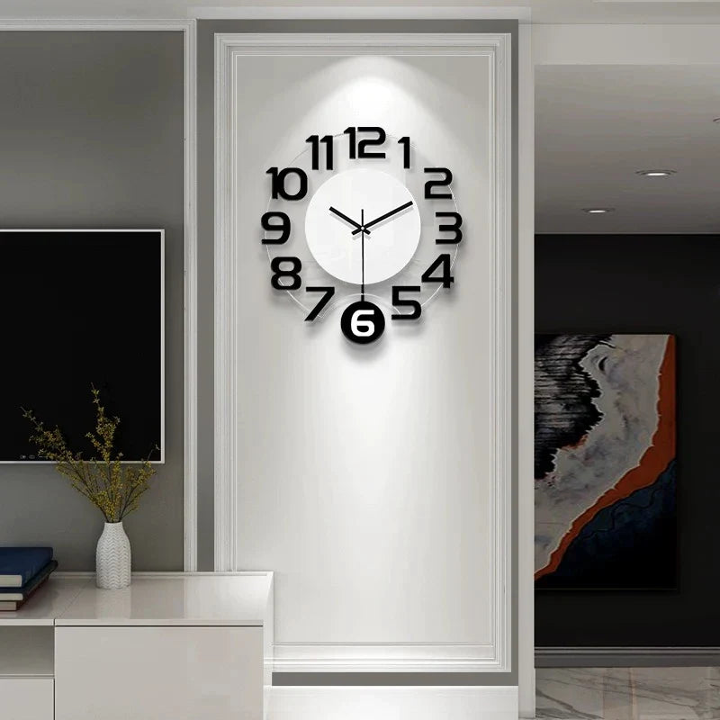 Horloge Murale Silencieuse Moderne