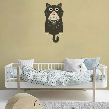 Horloge Chat Pendule