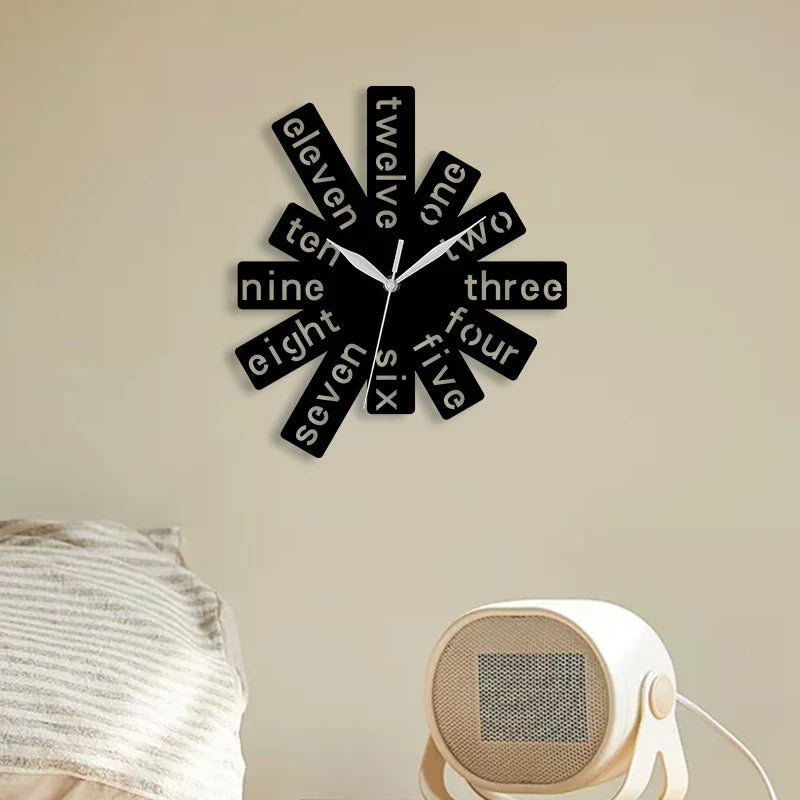 Horloge Murale Originale Rectangles