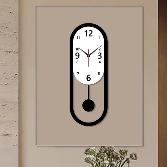 Horloge Pendule Design Ovale Moderne