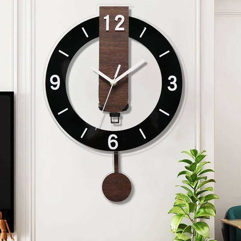 Horloge Pendule Ancienne à Balancier Style Européen Rétro