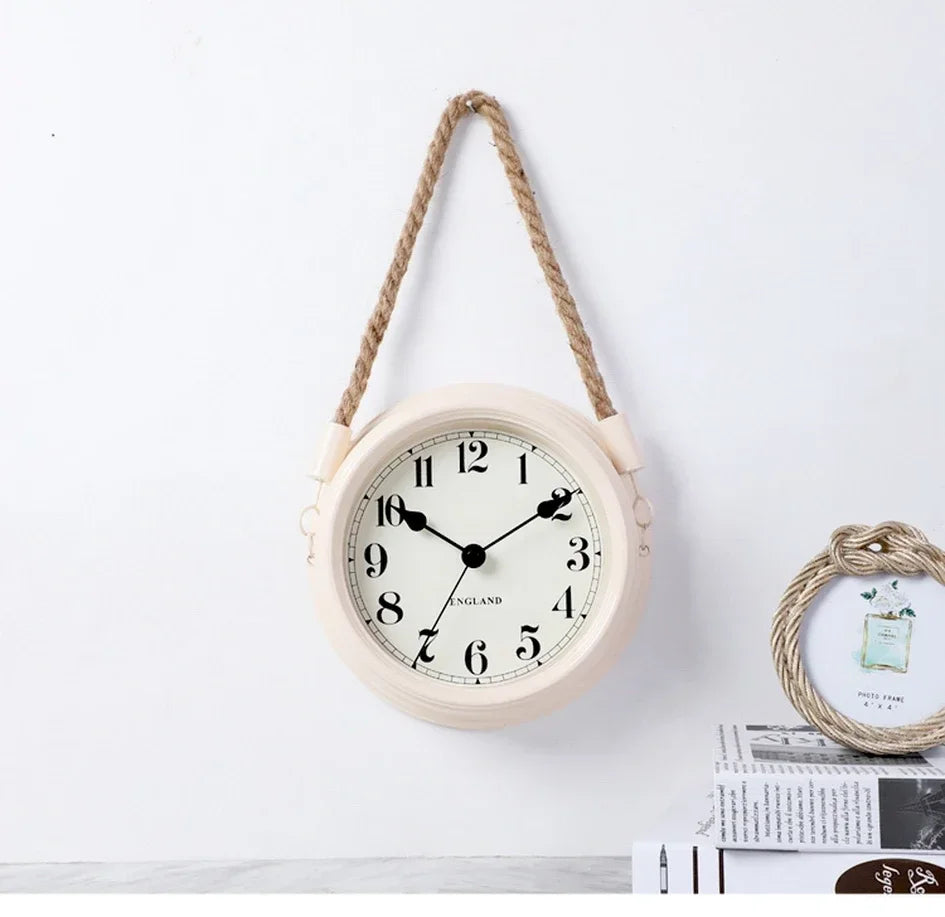 Horloge Suspendue Style Marin Vintage