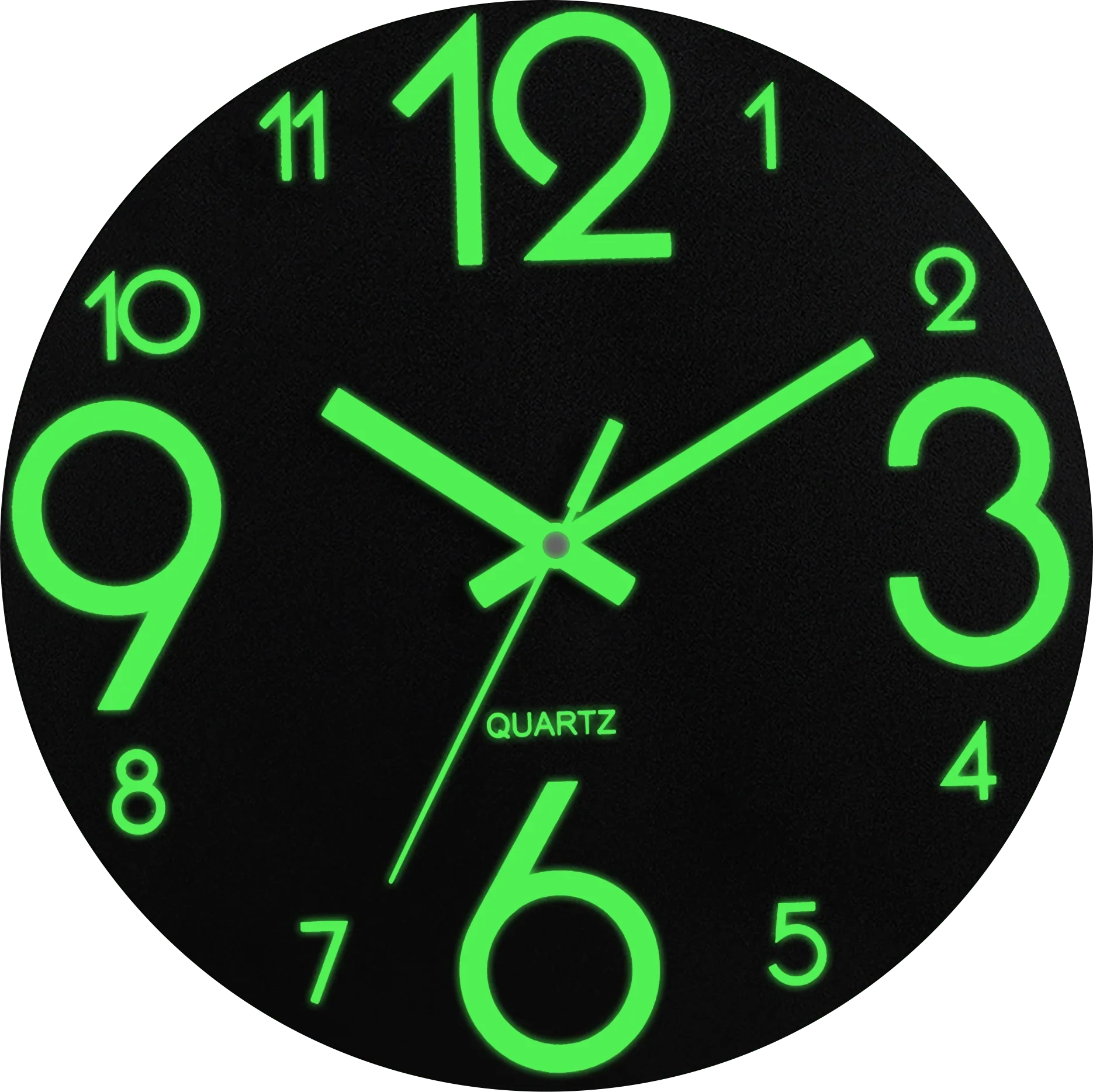 Horloge Murale Originale Ronde Chiffres Lumineux