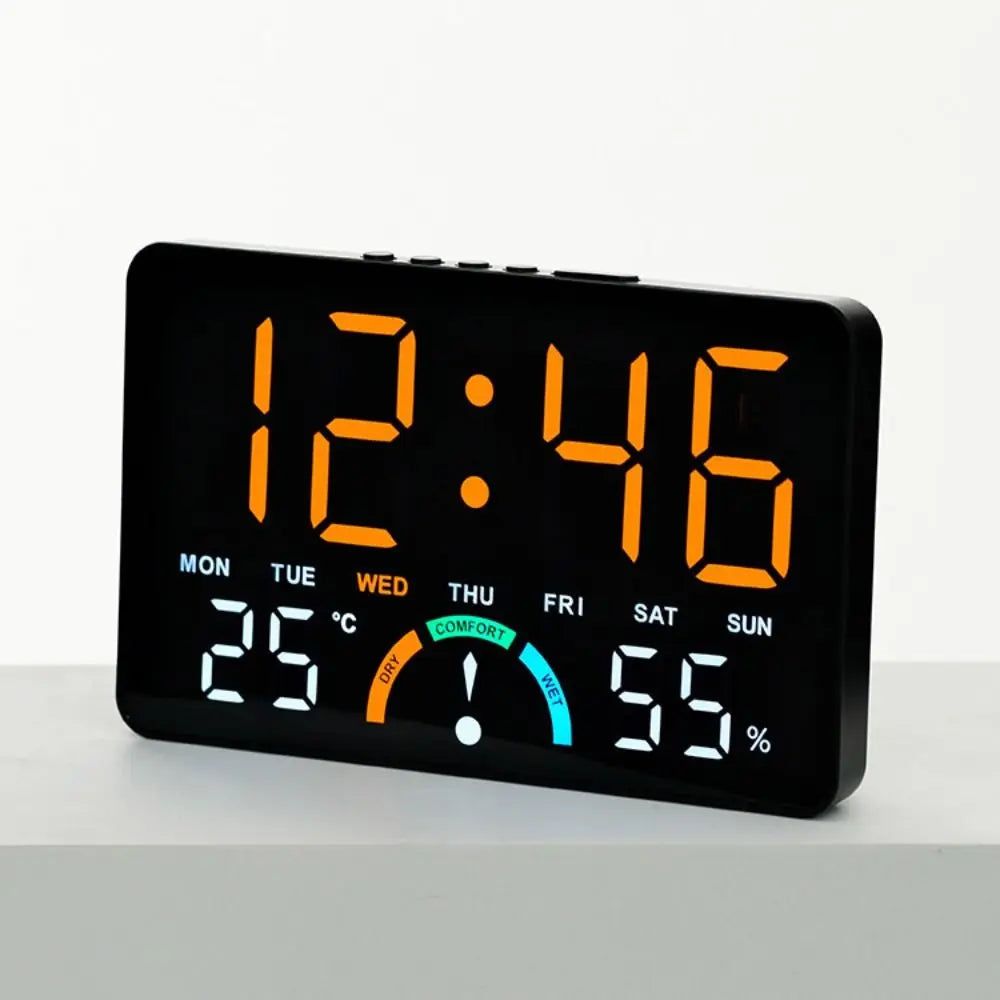 Horloge Murale Digitale Multifonction Date & Température