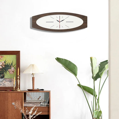 Horloge Murale Design Ovale Original