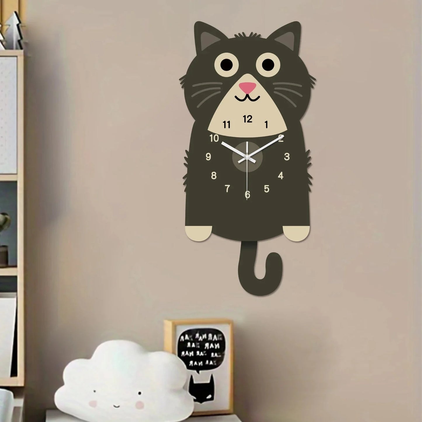 Horloge Chat Pendule