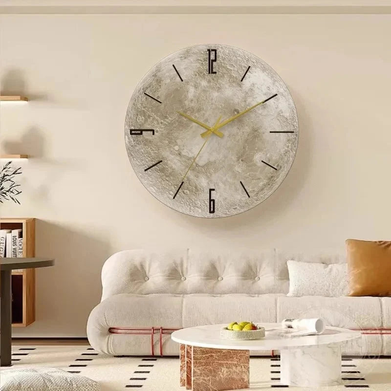 Horloge Murale Atmosphère Lune Douce