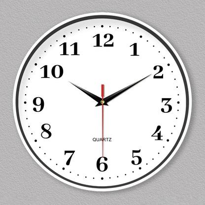 Horloge Murale Décorative Salon – Design Blanc Épuré