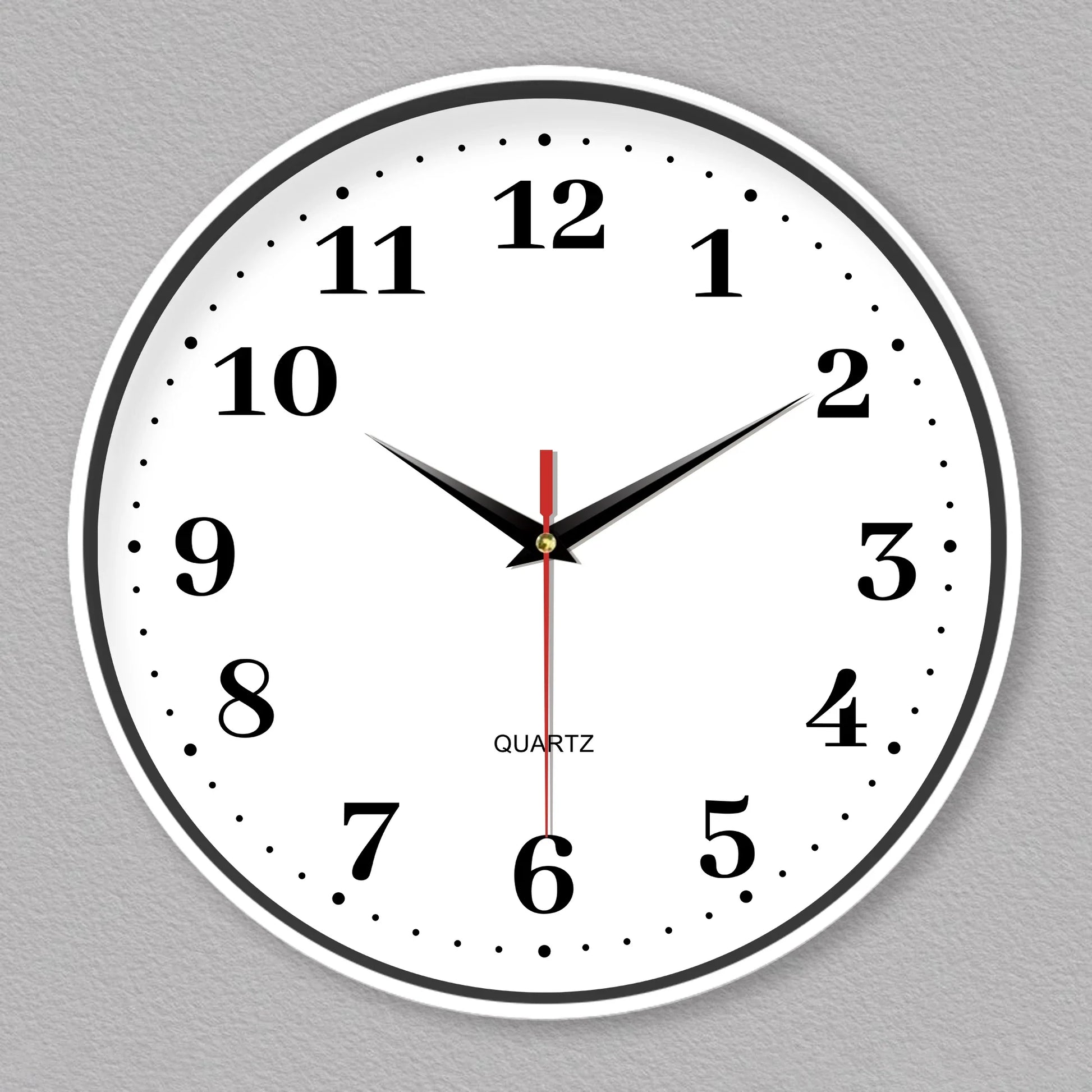 Horloge Murale Décorative Salon – Design Blanc Épuré