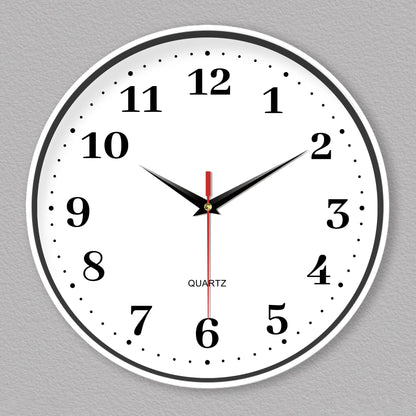 Horloge Murale Décorative Salon – Design Blanc Épuré