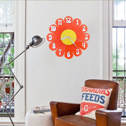 Horloge Murale Fleur