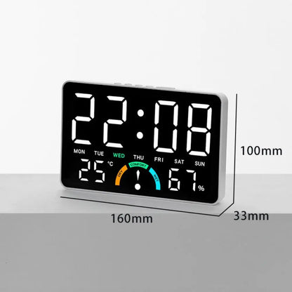 Horloge Murale Digitale Multifonction Date & Température