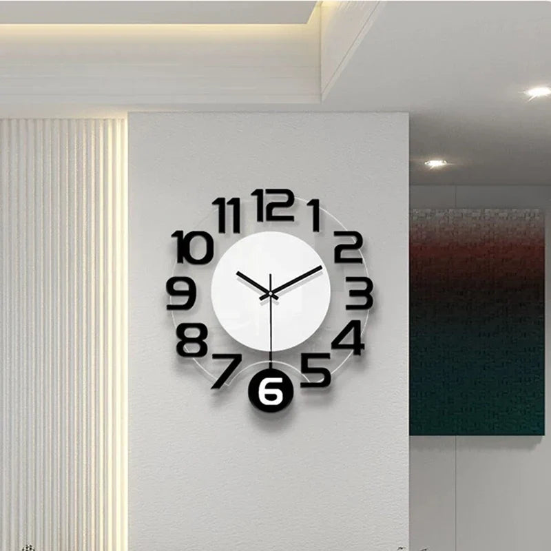 Horloge Murale Silencieuse Moderne