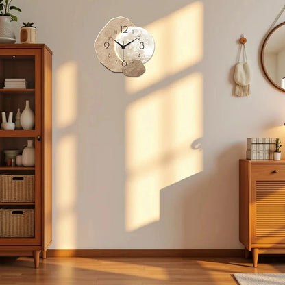 Horloge Murale Chambre Design Lune Moderne