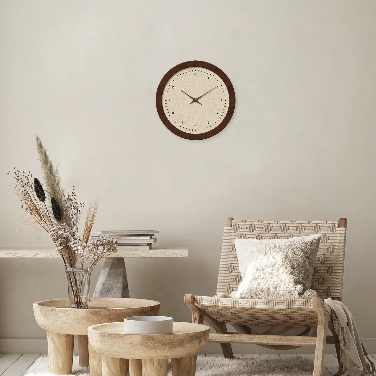 Horloge Murale Vintage Style Français Ancien Porcelaine