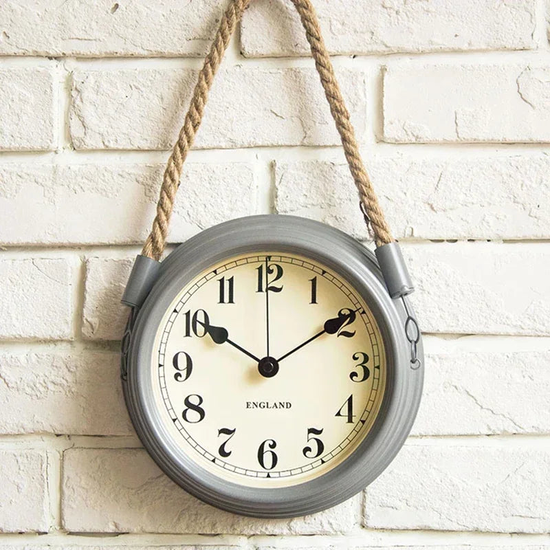 Horloge Suspendue Style Marin Vintage