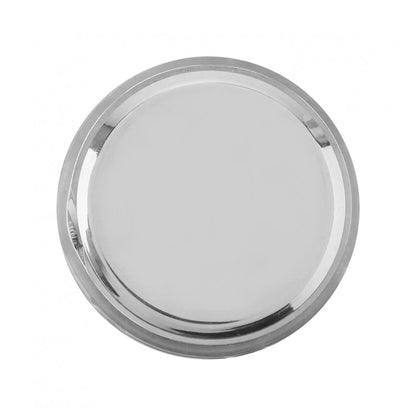 Horloge À Chiffres Romains Mouvement Quartz Argenté 37 mm