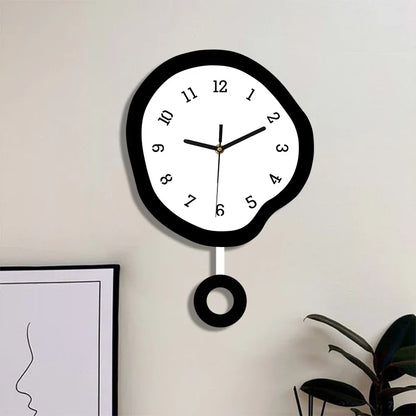 Horloge Pendule Design Créatif Abstrait