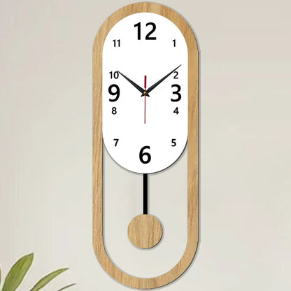Horloge Pendule Design Ovale Moderne