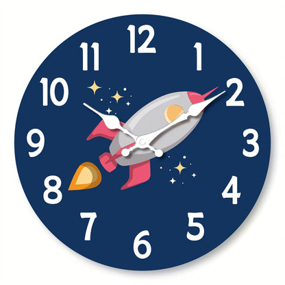 Horloge Enfant Fusée Spatiale