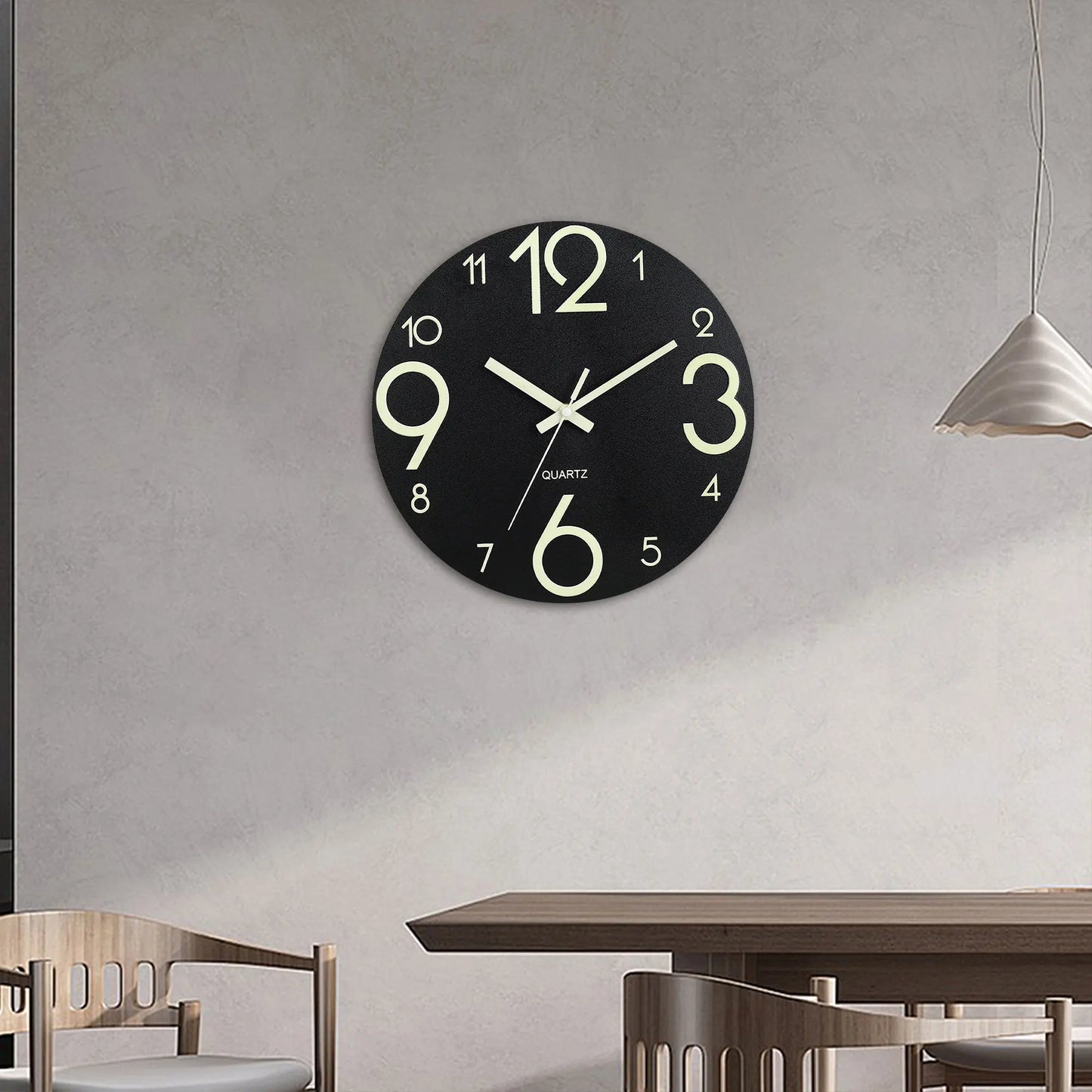 Horloge Murale Originale Ronde Chiffres Lumineux