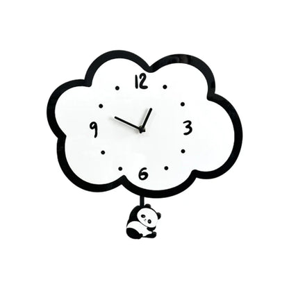 Horloge Murale Originale Panda à Balancier