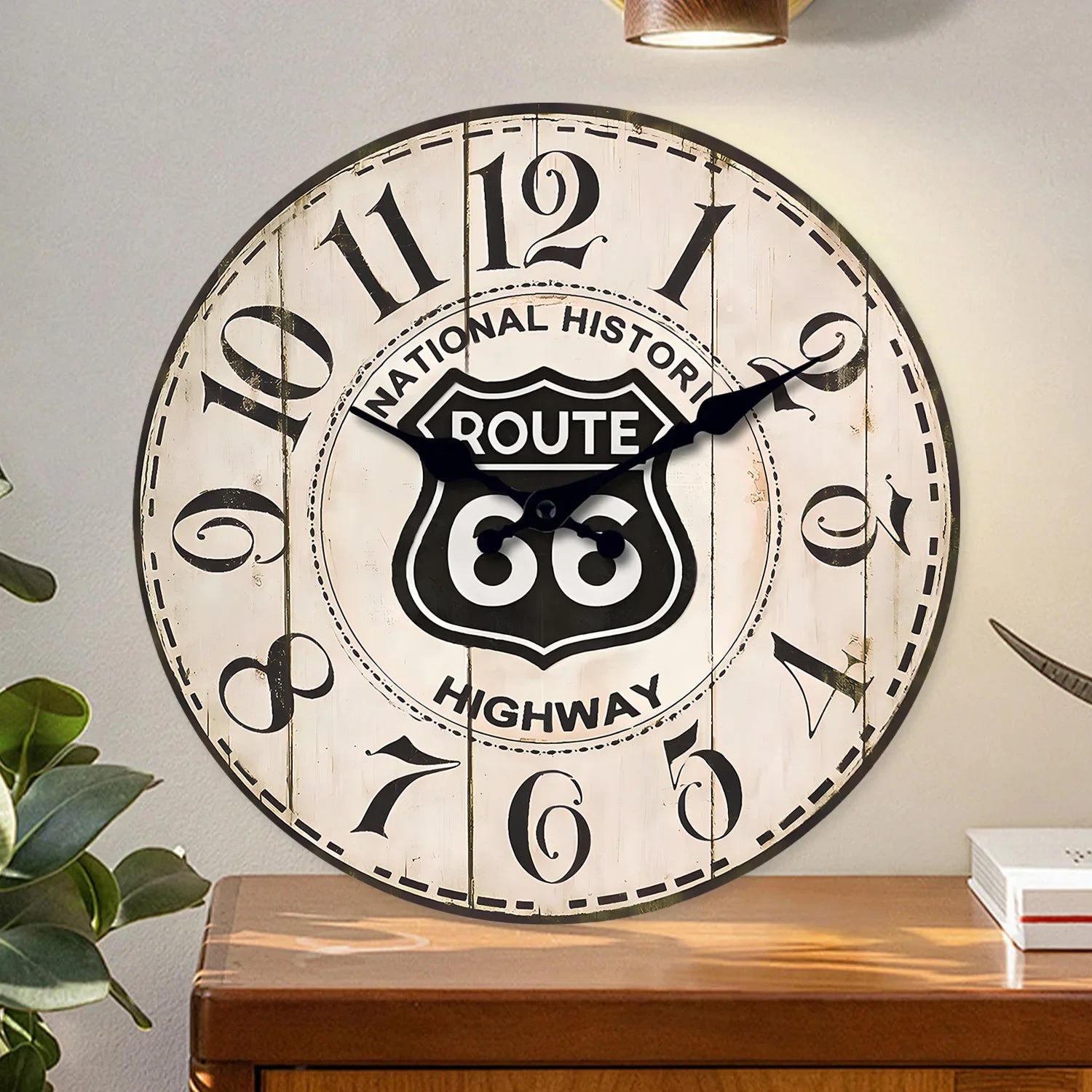 Horloge Murale Route 66 Style Vintage