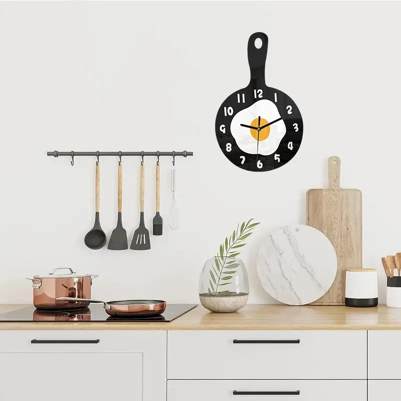 Horloge Murale Design Oeuf Sur le Plat