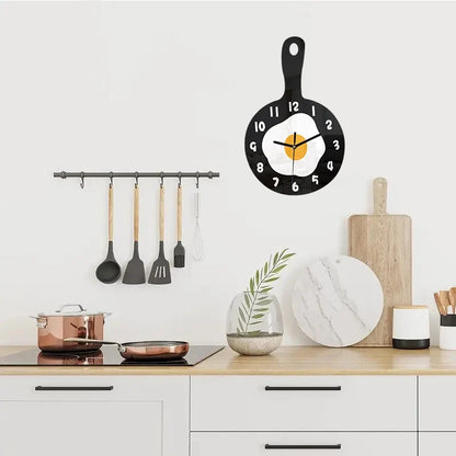 Horloge Murale Design Oeuf Sur le Plat
