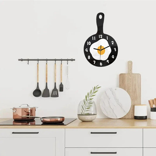 Horloge Murale Design Oeuf Sur le Plat