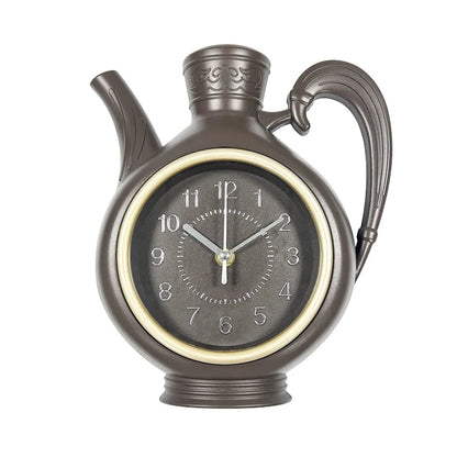 Horloge Murale Originale Design Théière Déco Cuisine