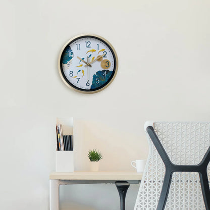 Horloge Décoration Murale Carpes Koï Lotus