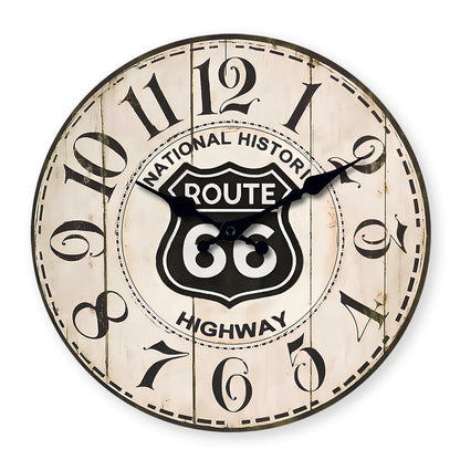 Horloge Murale Route 66 Style Vintage
