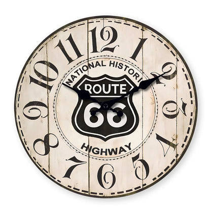 Horloge Murale Route 66 Style Vintage