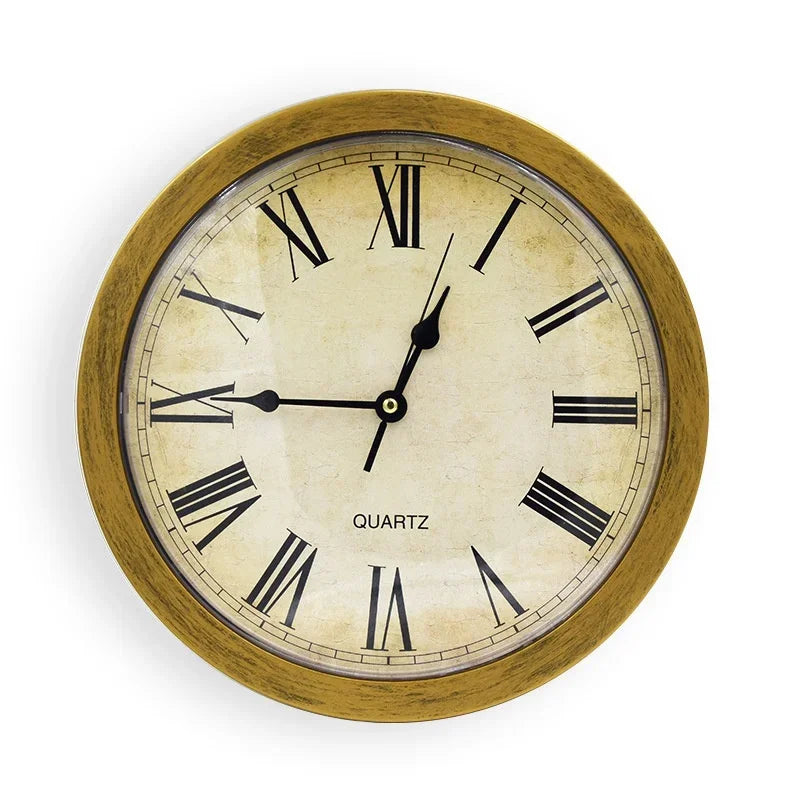 Horloge Murale Vintage Coffre-Fort Secret Intégré